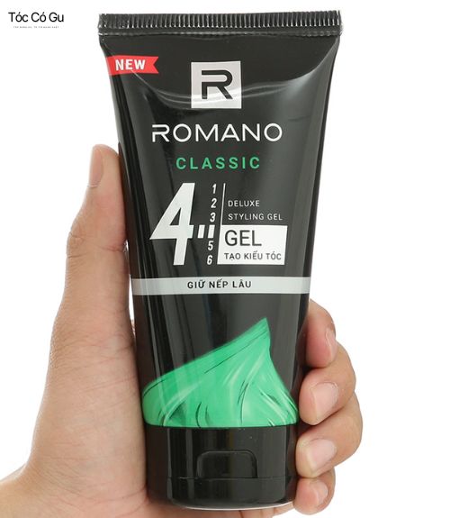 Top 10 các loại gel vuốt tóc nam được ưa chuộng hiện nay Gel vuốt tóc Romano Classic