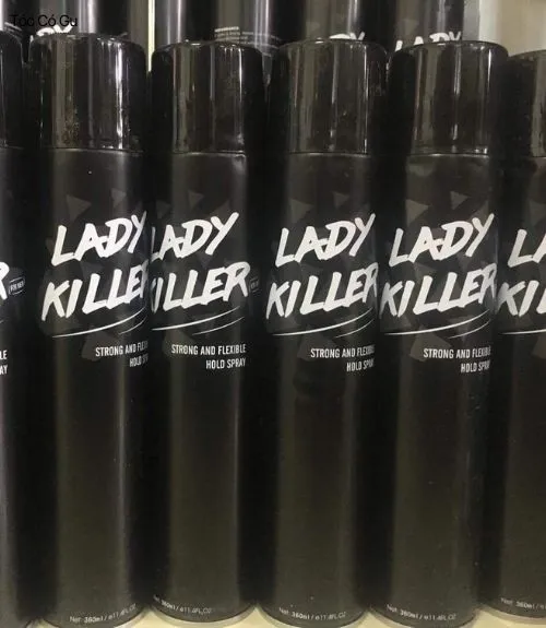Top 8+ gôm xịt tóc nam tốt nhất, giữ nếp cực lâu đáng mua nhất Dòng gôm xịt tóc nam Lady Killer giá rẻ phổ biến cho học sinh, sinh viên tại Việt Nam