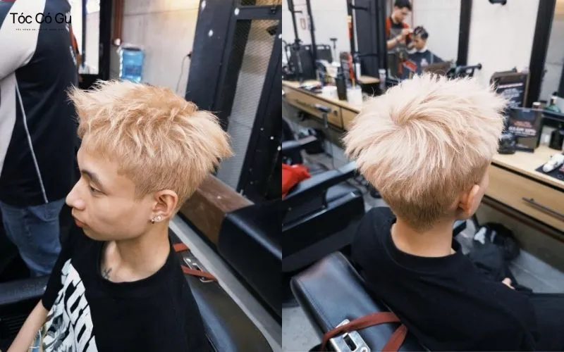 IronCap Barbershop: Điểm hẹn cho AE mê tóc chất - ngầu Tóc Spiky Short Crop nam tại IronCap Barbershop
