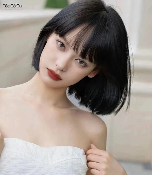 12+ kiểu tóc nữ Nhật Bản ngọt ngào, đang được giới trẻ săn lùng Tóc Nhật ngắn kết hợp mái bằng