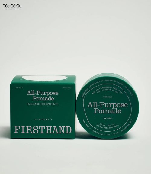 Top 10 Pomade gốc nước giữ nếp tốt, dễ tạo kiểu cho nam Firsthand Supply All-Purpose Pomade dễ breakdown và tạo độ phồng tốt