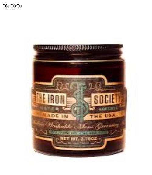 Top 10 Pomade gốc nước giữ nếp tốt, dễ tạo kiểu cho nam The Iron Society Water Soluble Pomade tạo kiểu dễ, tóc vẫn mềm chứ không khô cứng