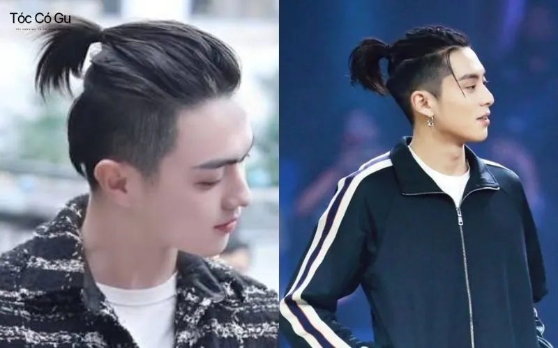 Pomade là gì? Phân loại, công dụng và cách sử dụng đúng Tóc nam búi nửa đầu kết hợp Pomade