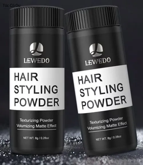 Hai lọ bột tạo phồng tóc Lewedo Hair Styling Powder giúp tăng độ dày và giữ nếp lâu