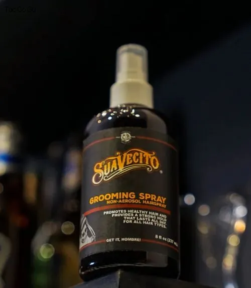 Chai xịt dưỡng tạo kiểu Suavecito Grooming Spray giúp giữ nếp và bảo vệ tóc