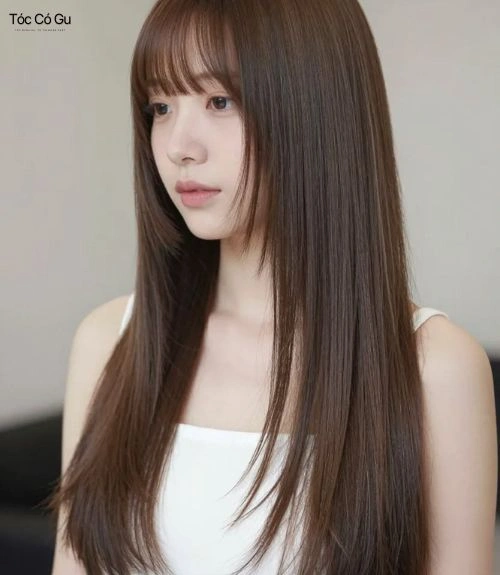 Tóc dài thẳng kiểu Nhật