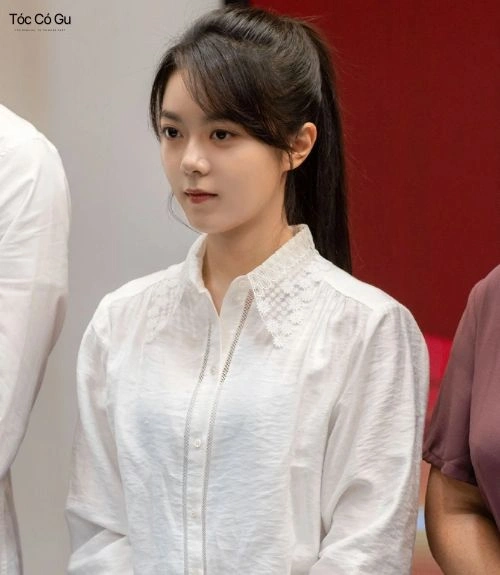 Tóc dài đẹp mái xéo
