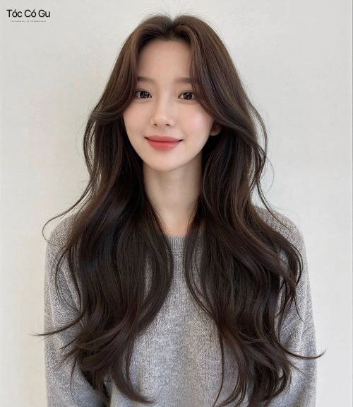 Tóc dài uốn chữ S