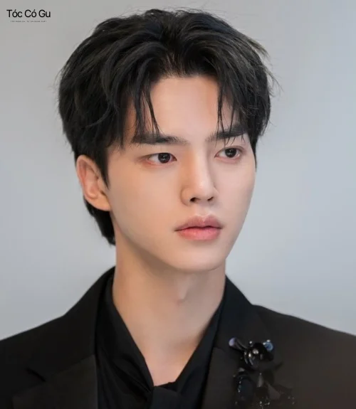 Tóc nam Side Part 6/4 uốn phồng