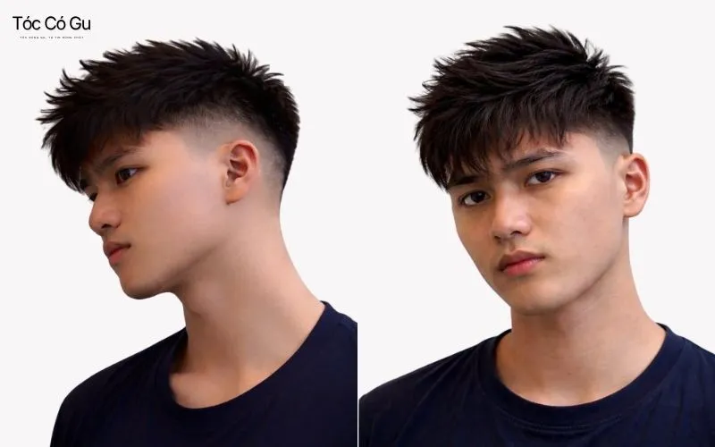 Tiệm tóc Tony Barber House: Địa chỉ, dịch vụ và bảng giá Tóc Crop Texture nam trẻ trung
