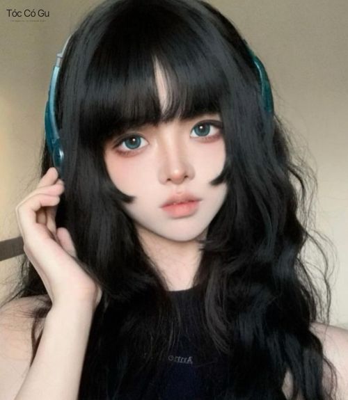 Tóc Hime xoăn lơi