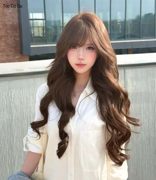 Tóc uốn sóng lơi lọn to