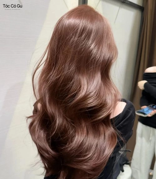 Màu tóc nâu socola dịu mắt, tự nhiên và phù hợp với nhiều độ tuổi